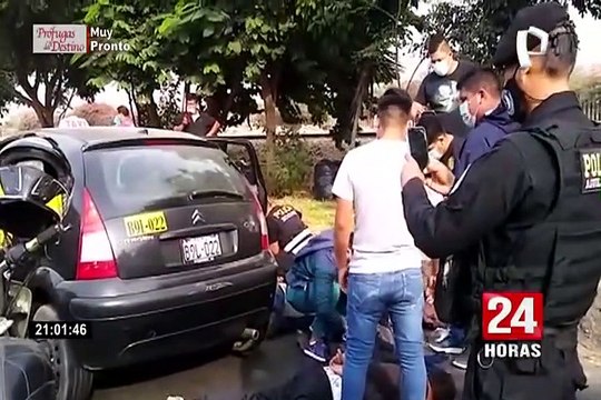 Persecución y balacera en Santa Anita: caen delincuentes que robaron S/ 60 mil a empresario