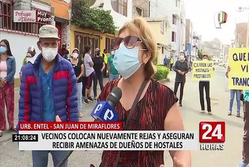 SJM: trata de personas, prostitución e inseguridad denuncian los vecinos de Entel