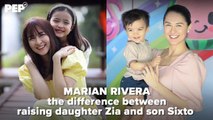 Marian Rivera, ibinida ang pagkakaiba ng personalidad nina Zia at Sixto | PEP Specials