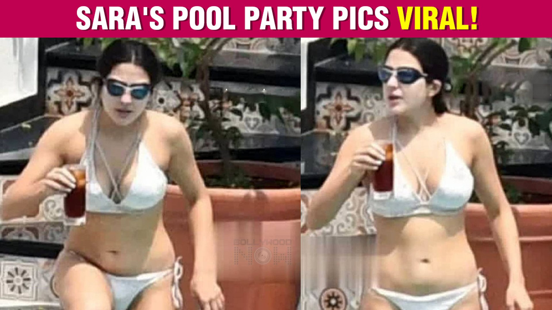 Sara Ali Khan's WHITE BIKINI Pictures Go Viral | Kareena - Saif Holi Pool  Party - video Dailymotion