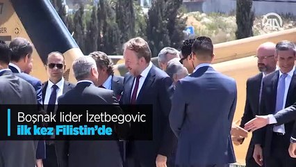 Boşnak lider İzetbegovic Filistin’de