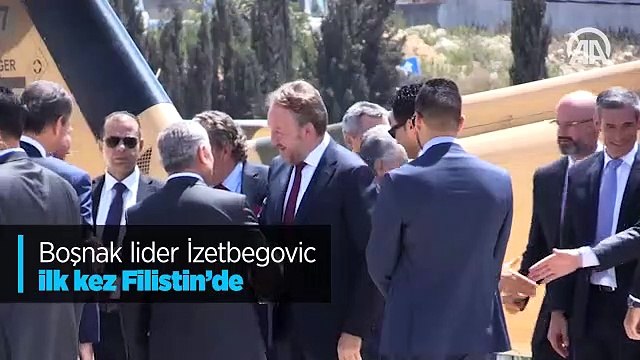 Boşnak lider İzetbegovic Filistin’de