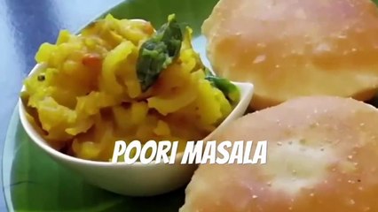 Poori masala recipe malayalam _ Poori baji Recipe _ Tasty Breakfast with English Subtitles