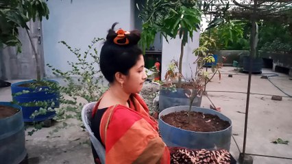 Ananna's Siting style on Roof at Kasem Fakir House