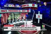 Elecciones 2021: candidatos plantearon propuestas en segunda fecha del debate presidencial