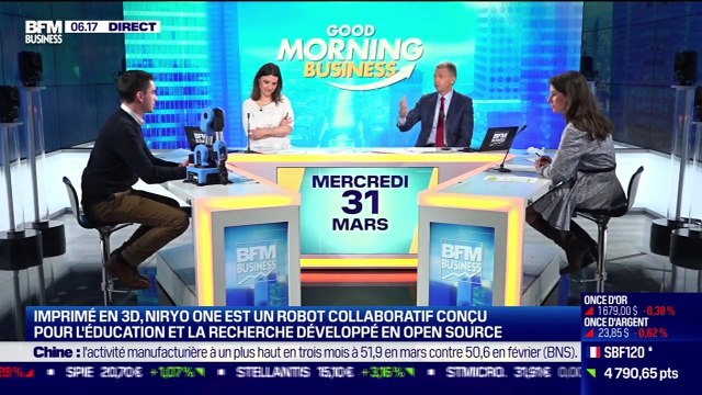 La pépite : Niryo, une start-up dans la robotique qui veut rendre accessible les robots collaboratifs intelligents, par Lorraine Goumot - 31/03
