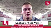 Pete Werner Speaks After Ohio State Pro Day