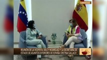 La número dos de Exteriores se encuentra con Delcy Rodríguez en Caracas