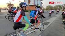東吳大學2視障生單車環島圓夢 逾80人同行守護