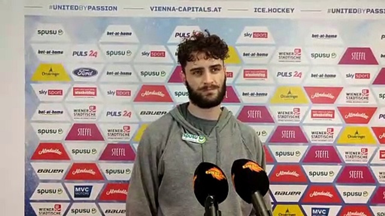 30.03.21 - Playoff Halbfinale: Benjamin Nissner (VIC) nach Sieg über Bozen