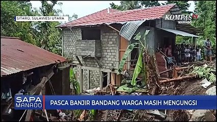 Pasca Banjir Bandang Warga Masih Mengungsi