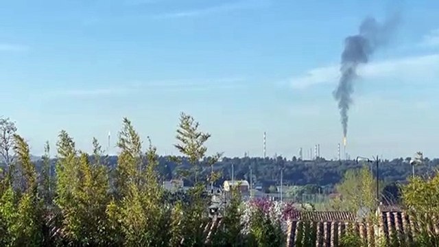 Une deuxième torche sur le site pétrochimique de Lavéra