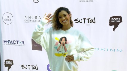 Kara Royster at Cassie Scerbo’s 80’s Themed Birthday Celebration Red Carpet