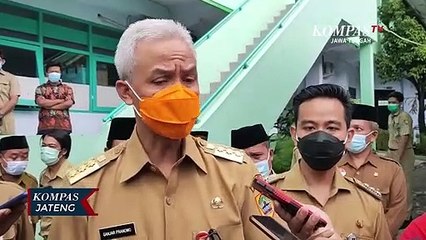 Ganjar dan Gibran Pantau Simulasi Pembelajaran Tatap Muka