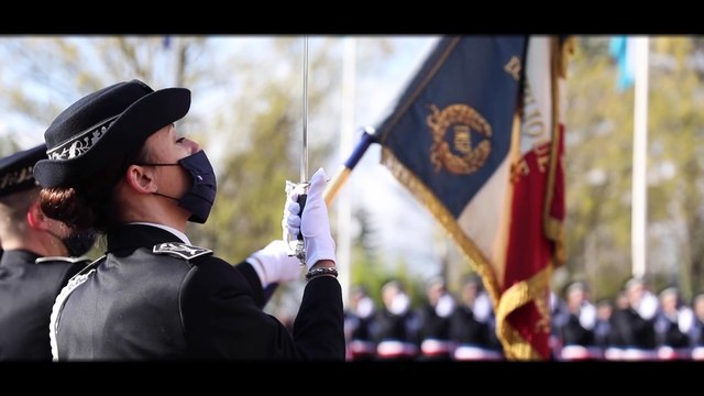 En vidéo, la cérémonie de baptême de la 71e et 72e promotions de commissaires de police
