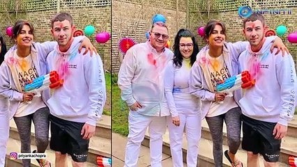 Priyanka Chopra celebrates Holi with Jonas family