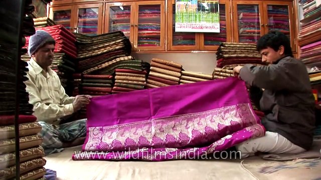 Hand crafted and hand woven Banarasi sarees from master weavers in Varanasi