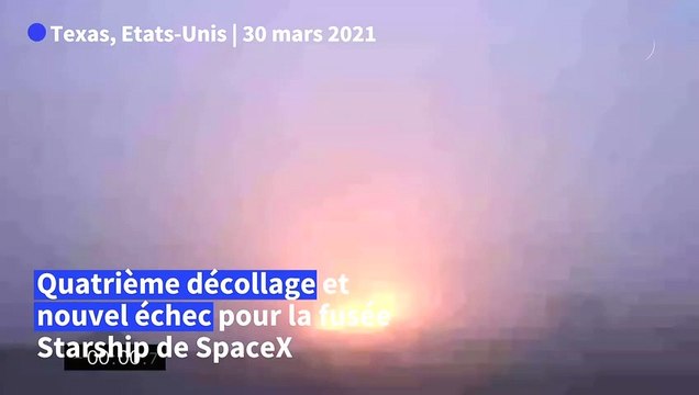 SpaceX : nouvel échec d'un vol d'essai de la fusée Starship