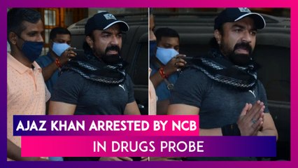 Video herunterladen: Ajaz Khan, Former Bigg Boss Contestant Arrested By NCB In Drugs Probe, Actor Says Only ‘4 Sleeping Pills Found’