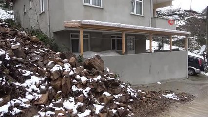 İkizdere'de heyelana maruz kalan evler yıkılacak