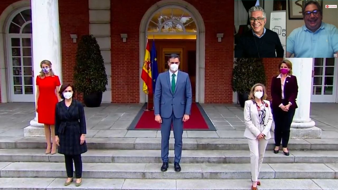 Best of El Quilombo / Luis Balcarce y Fran Simón: "Las cuatro viceministras de Sánchez parecían las azafatas del 'Un, dos, tres...'"