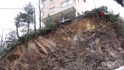 İkizdere'de heyelana maruz kalan evler yıkılacak