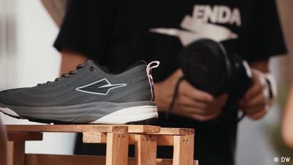 Navalayo Osembo visiting his home town in Kenya