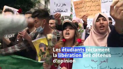 Algérie: marche étudiante pour la libération des détenus d'opinion