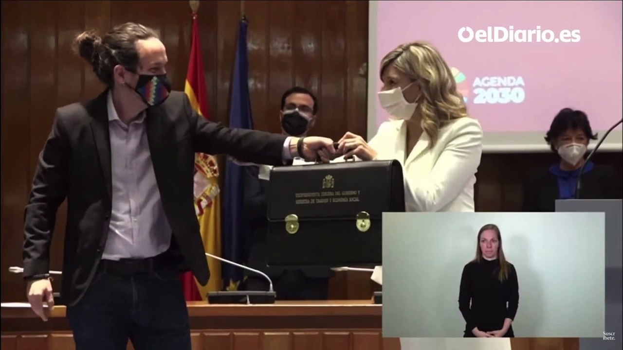 Traspaso de carteras tras la salida de Pablo Iglesias del Gobierno