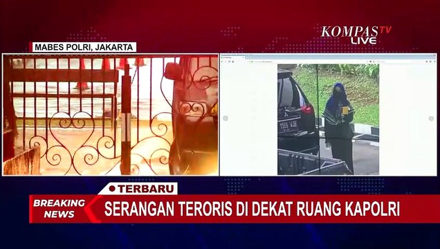 Ini Pelaku Teroris di Mabes Polri: Berbusana Hitam dan Peluk Sebuah Kotak Warna Kuning