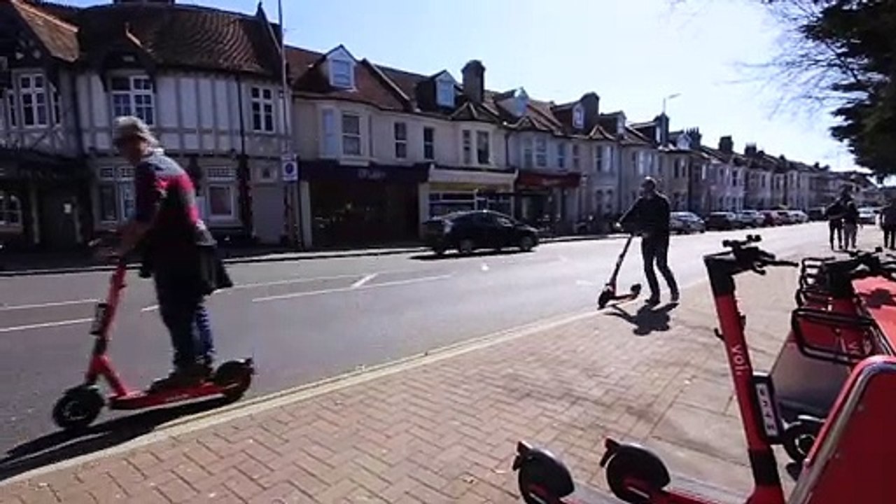 E-scooters in Southsea