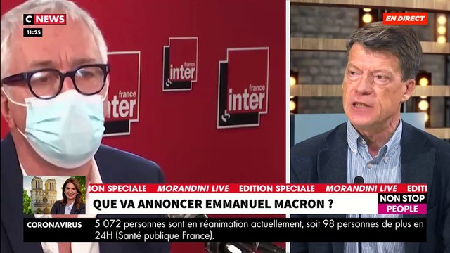 Le Dr Laurent Alexandre dans Morandini Live sur CNews