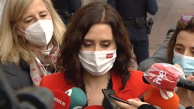 Ayuso cree que Iglesias seguirá fomentando el clima de tensión antes de las elecciones