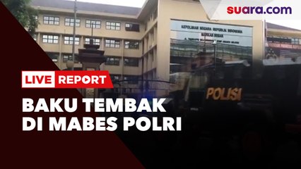 LIVE REPORT: Terduga Teroris Serang Mabes Polri