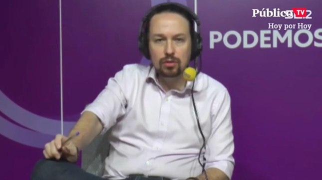 Pablo Iglesias: Ha sido un año duro, también en lo personal