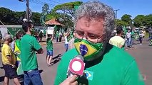 Carreata em favor de Bolsonaro reúne centenas em Umuarama e pede intervenção militar. Entrevista com Marcius Pacheco