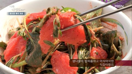 [자연 밥상] 들숨에 취나물 향, 날숨에 봄내 가득~ 자연인의 송어 회덮밥