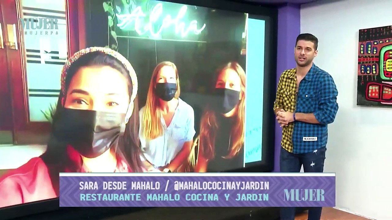 Sara Bello desde el restaurante Mahalo Cocina y Jardín - Nex Panamá