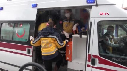 ÇORUM Yaya geçidinde milli atletin ayağının üzerinden otomobilin geçmesi kamerada