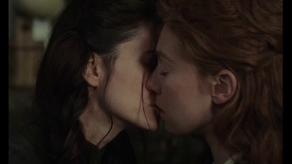 The World to Come  Kissing Scene  Abigail and Tallie Katherine Waterston and Vanessa Kirby