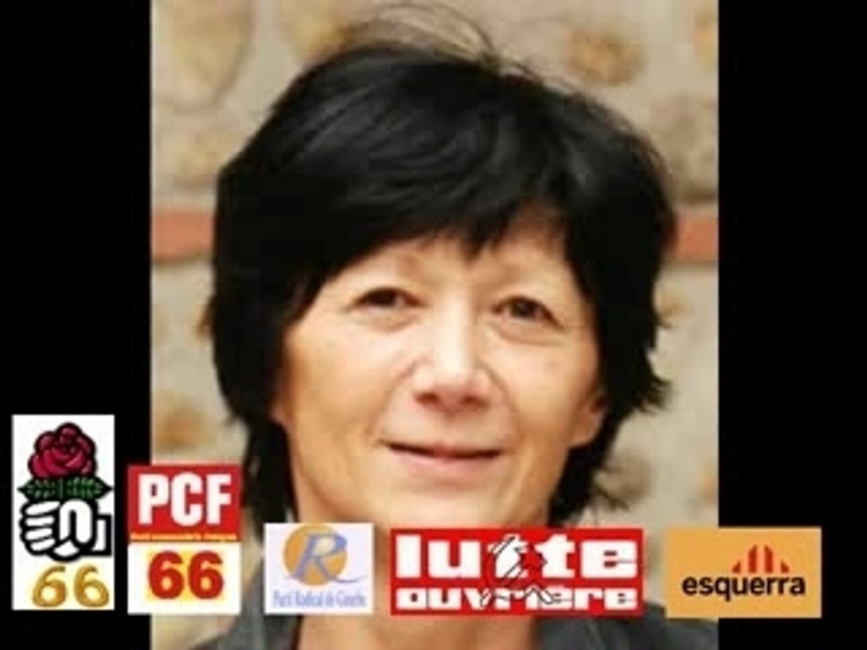 PERPIGNAN 2008 L PLANA LUTTE OUVRIERE AVEC AMIEL-DONAT 3 / 6