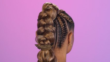 Stitch Butterfly Ponytail | "Cosmo's, The Braid Up"