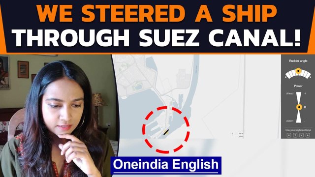 Suez Canal navigation game demo! | Did we make it? | Oneindia News