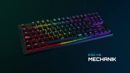 Trailer teclado gaming ESG K6 Mechanik