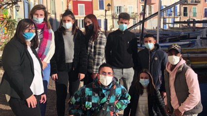 Interview Marina Deboulet et les élèves du Lycée Brise-Lames à Martigues