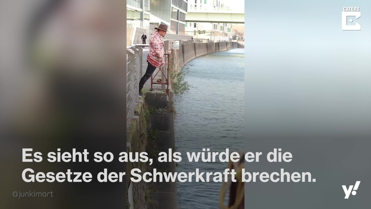 Magier überwindet die Schwerkraft ... oder doch nicht?