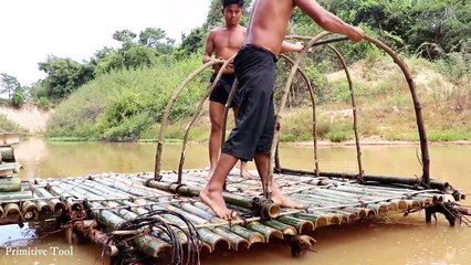 Build Bamboo House Around Water