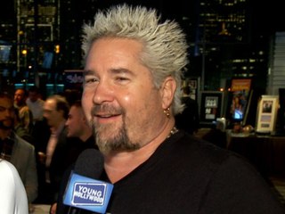 Guy Fieri Talks His Kids & Hugs It Out With Tommy Lee at Super Bowl Event