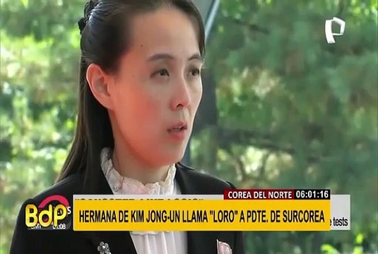 Corea del Norte: Hermana del presidente llama “loro” a presidente de Surcorea