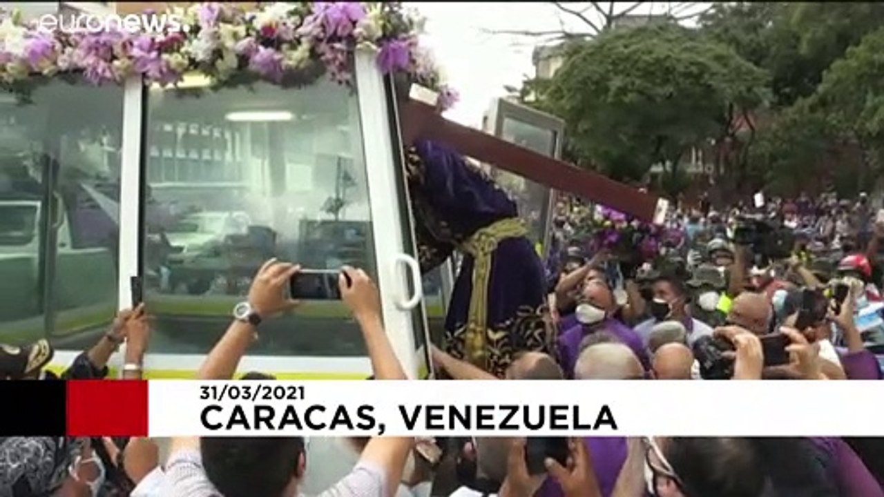 Prozession  des Nazareners von St. Paul in Caracas